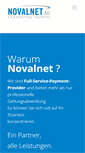 Mobile Screenshot of novalnet.de