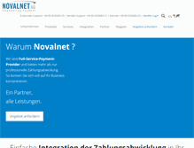 Tablet Screenshot of novalnet.de